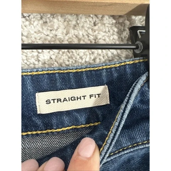 Flint and Tinder Men's Straight Fit Jeans Dark Blue Size 28 x 32 - Picture 4 of 13